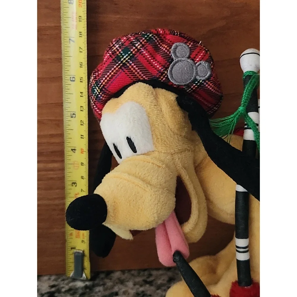 Vintage‎ Disney World Scottish Pluto Bean Bag Plush 10